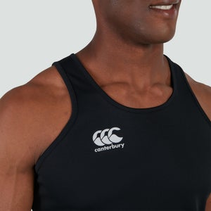Mens Core Vapodri Poly Singlet Black
