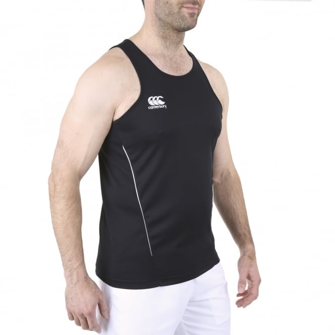 CANTERBURY TEAM DRY SINGLET SENIOR BLACK/WHITE