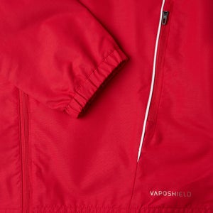 Mens Team Full-Zip Rain Jacket Red
