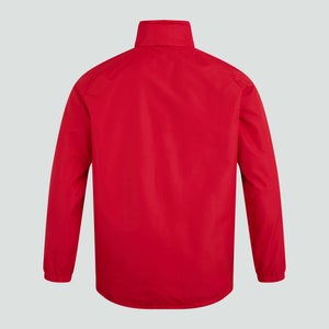 Mens Team Full-Zip Rain Jacket Red