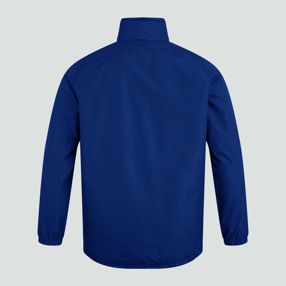 Mens Team Full-Zip Rain Jacket Blue