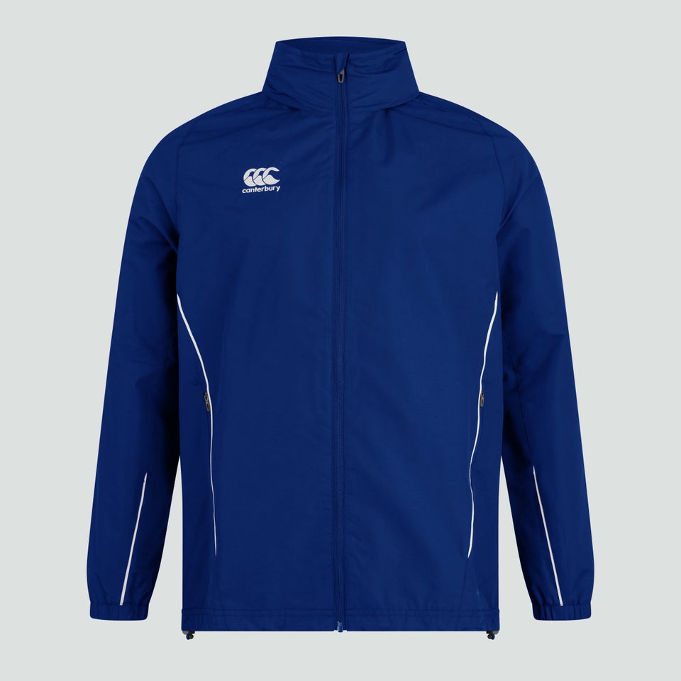 Mens Team Full-Zip Rain Jacket Blue