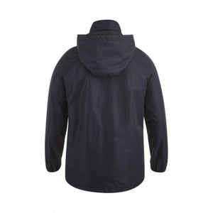 Mens Team Full-Zip Rain Jacket Black
