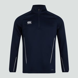Mens Team 1/4 Zip Mid-Layer Training Top Navy