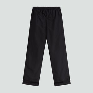 Womens Open Hem Stadium Pants Black