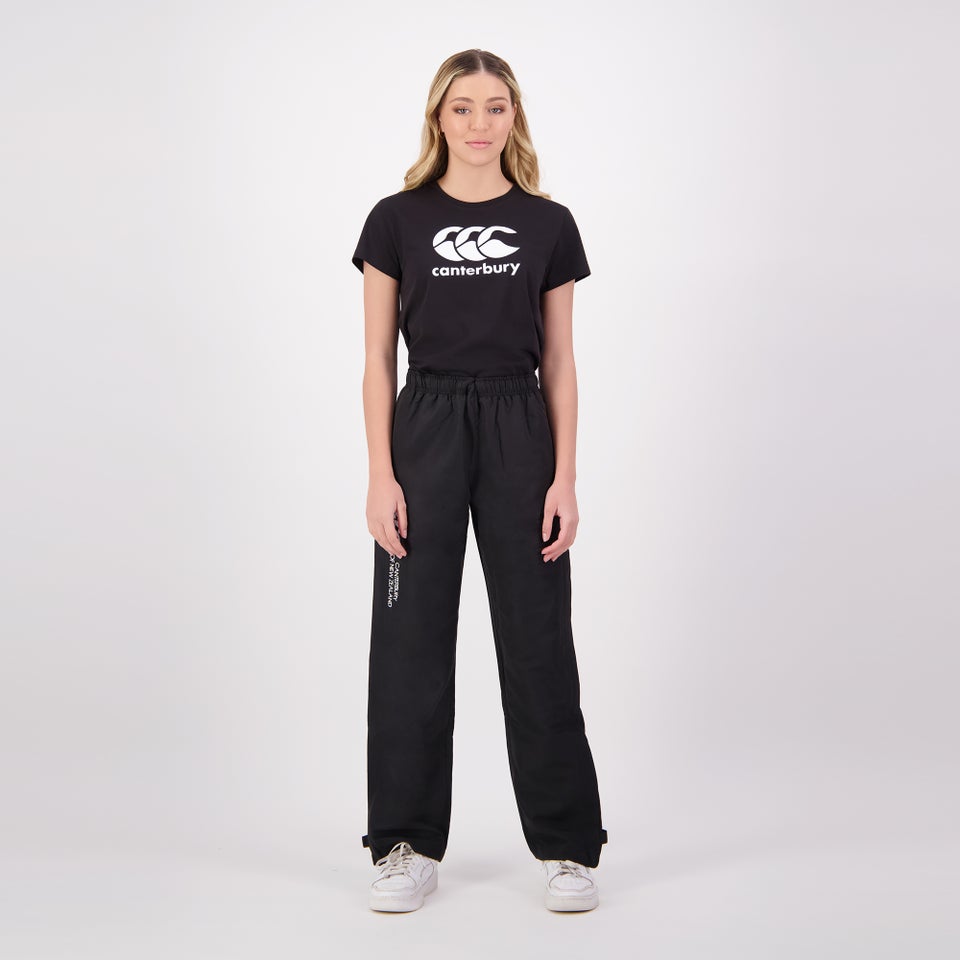 WOMENS OPEN HEM STADIUM PANT BLACK
