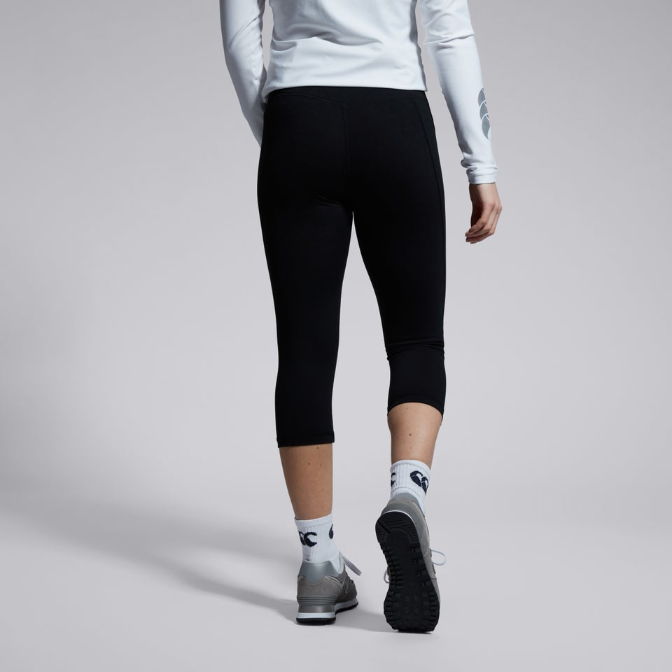 Womens Vapodri Capri Leggings Black