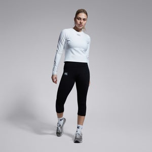 Womens Vapodri Capri Leggings Black