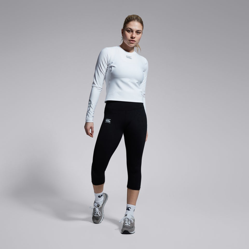 Womens Vapodri Capri Leggings Black