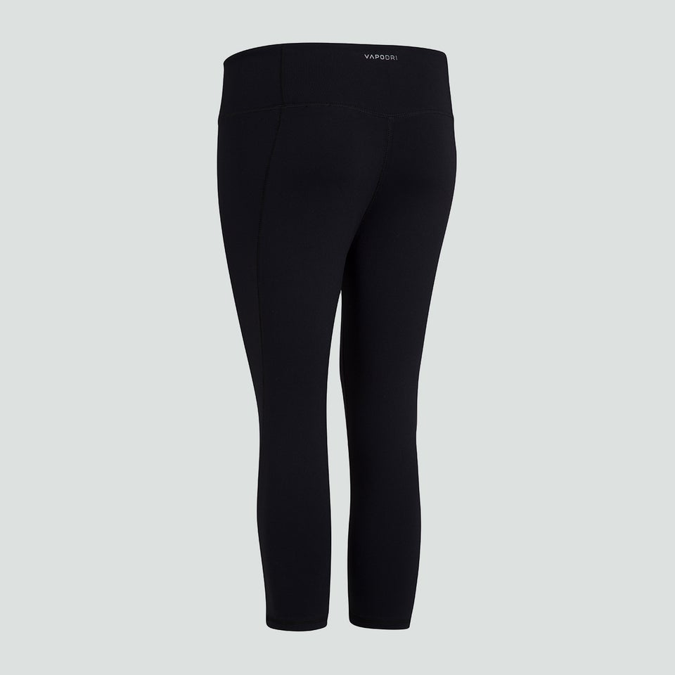 Womens Vapodri Capri Leggings Black