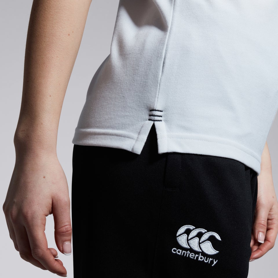 CANTERBURY WAIMAK POLOWOMENS WHITE