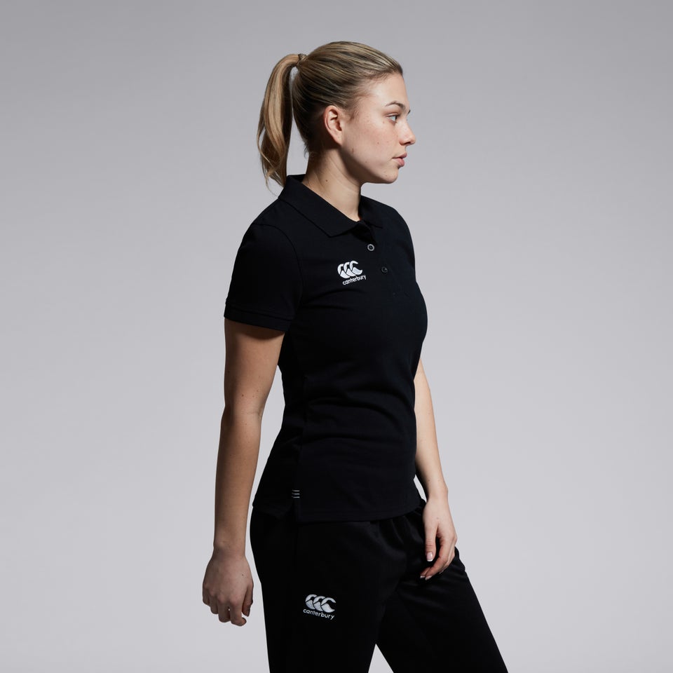 Womens Waimak Polo Shirt Black