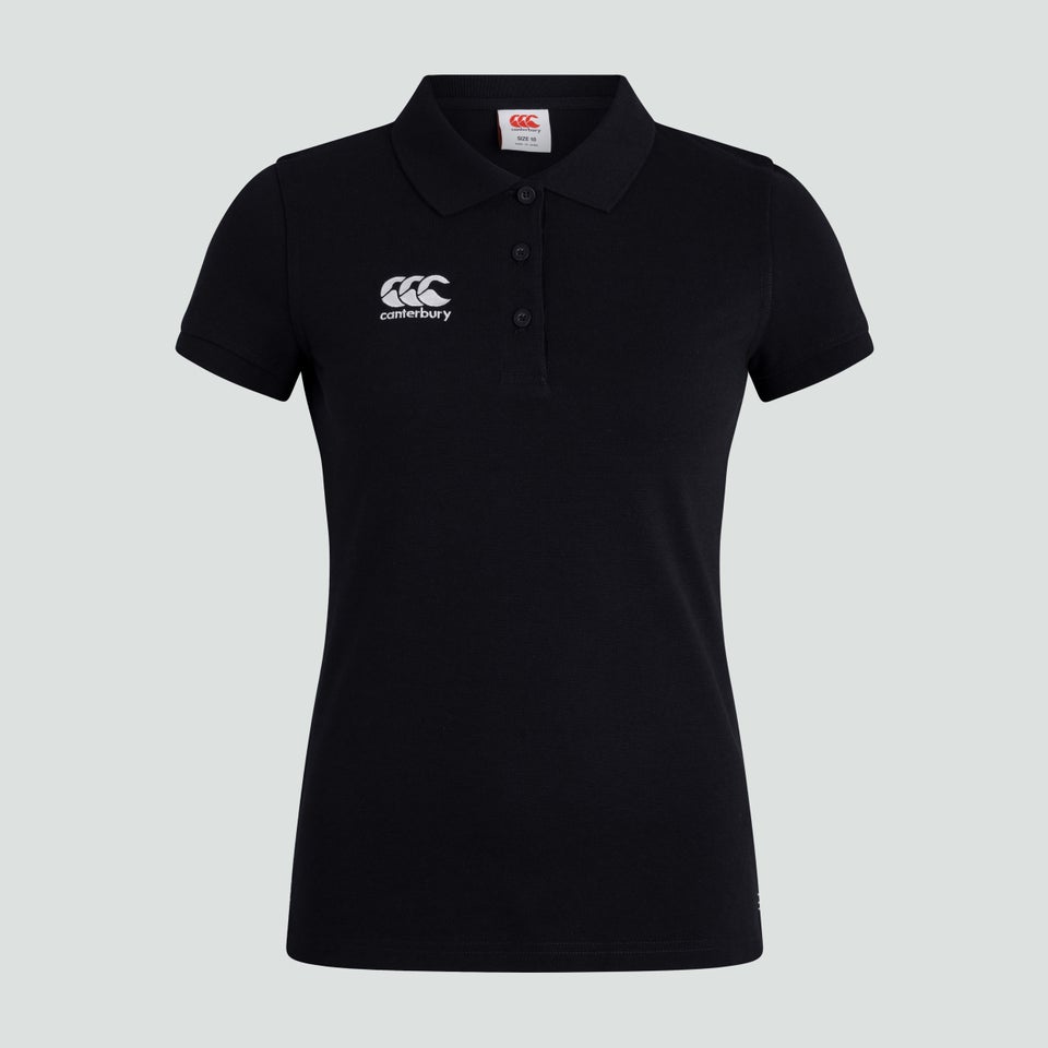 Womens Waimak Polo Shirt Black