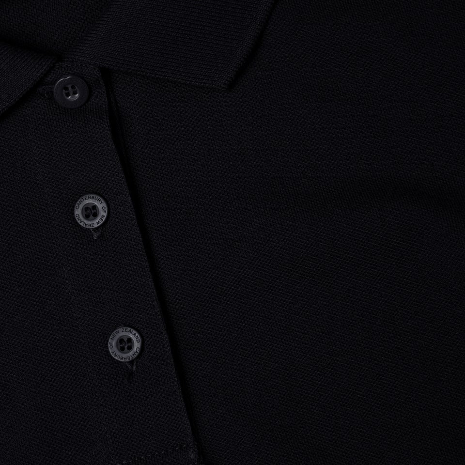 CANTERBURY WAIMAK POLOWOMENS BLACK