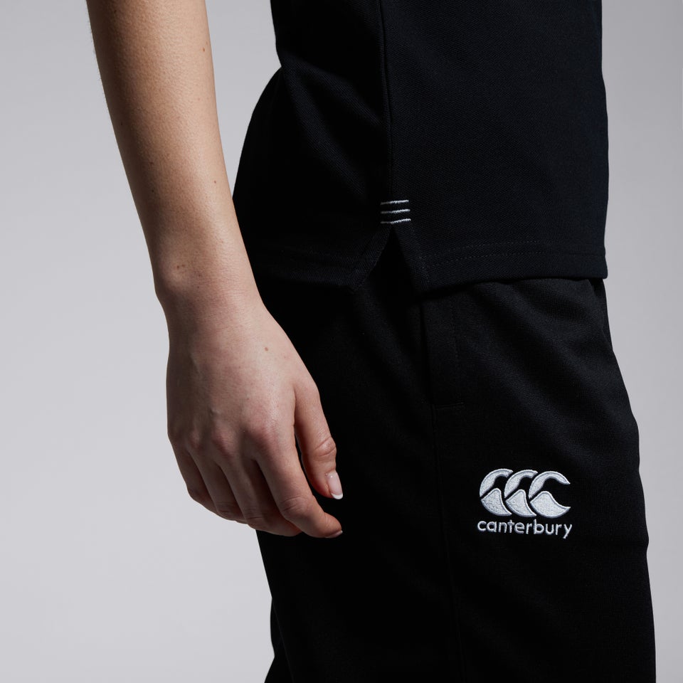 CANTERBURY WAIMAK POLOWOMENS BLACK