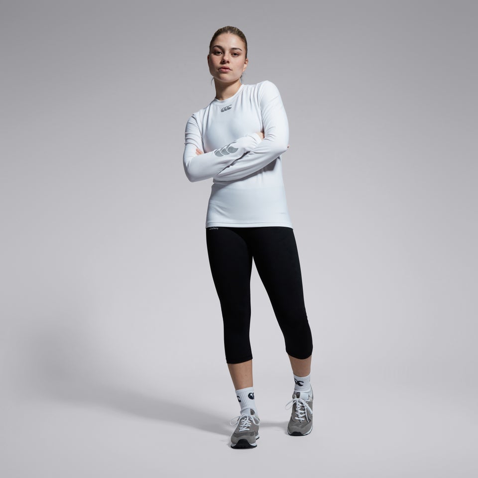 Womens Thermoreg Long Sleeved Top White