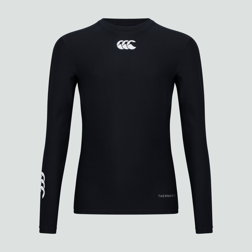 CANTERBURY THERMOREG LONG SLEEVE TOP BLACK