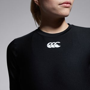 CANTERBURY THERMOREG LONG SLEEVE TOP BLACK