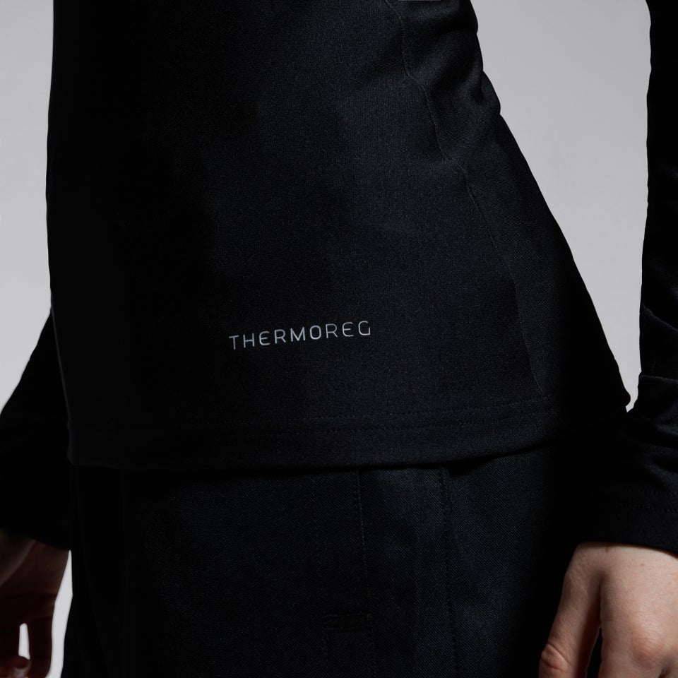CANTERBURY THERMOREG LONG SLEEVE TOP BLACK