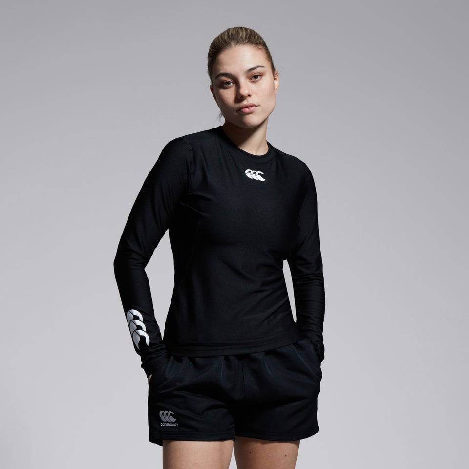 Womens Thermoreg Long Sleeved Top Black
