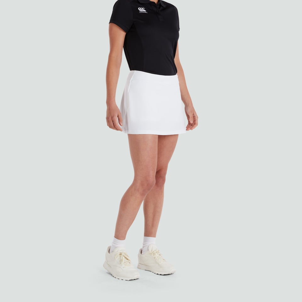 Womens Plain Skort White