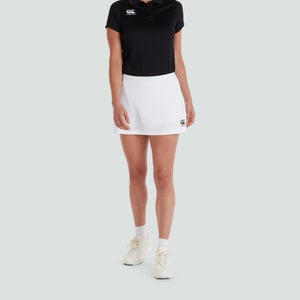 Womens Plain Skort White