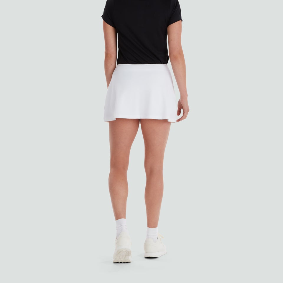 Womens Plain Skort White