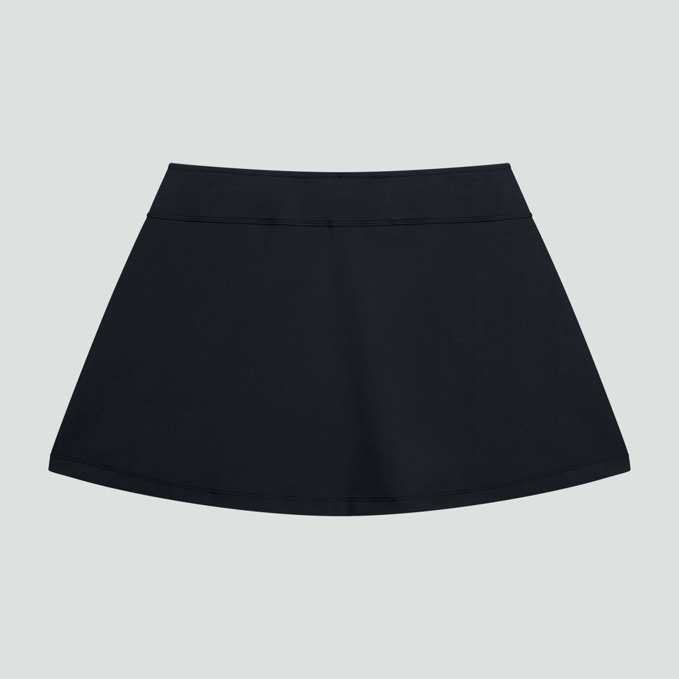 Womens Plain Skort Black