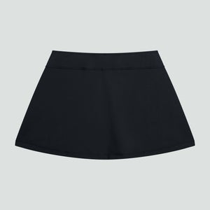 Womens Plain Skort Black