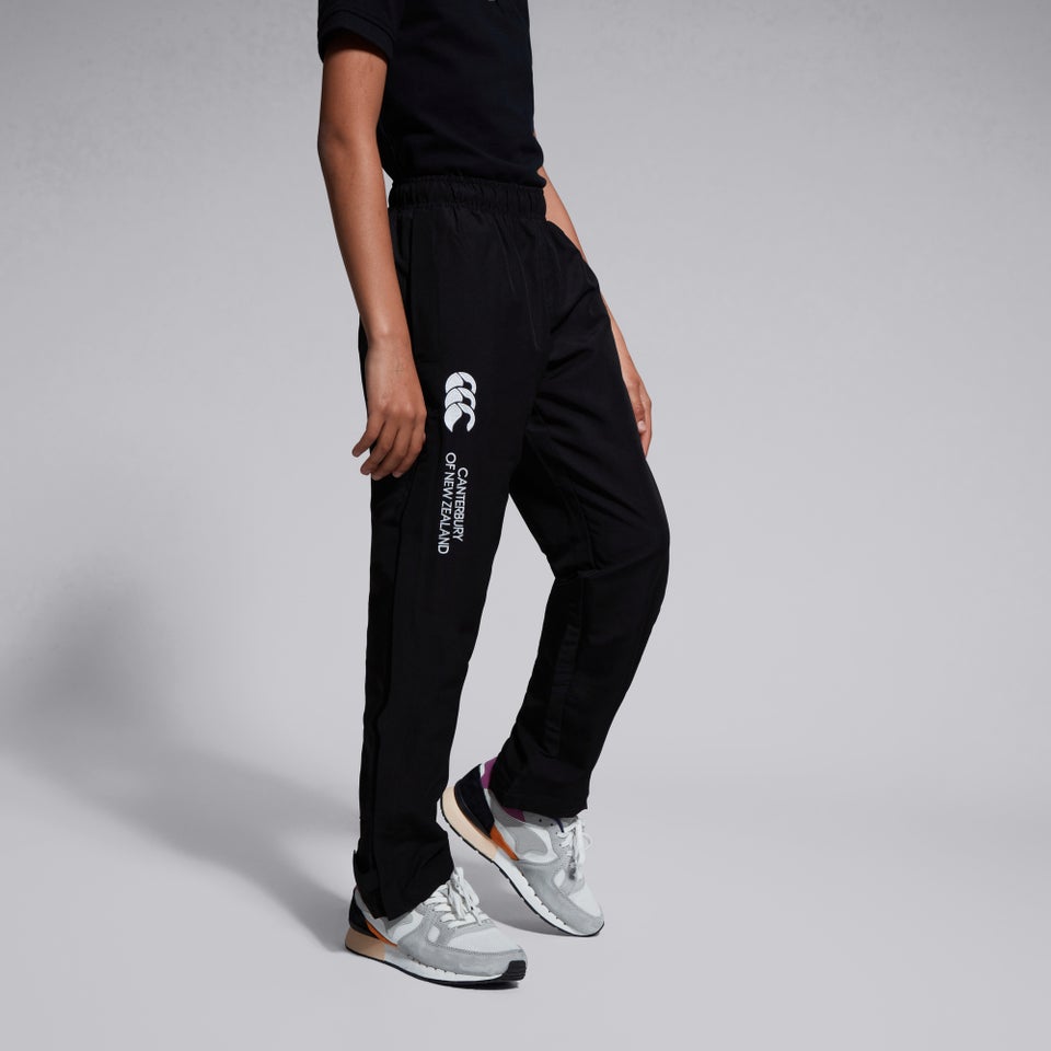 KIDS OPEN HEM STADIUM PANT BLACK
