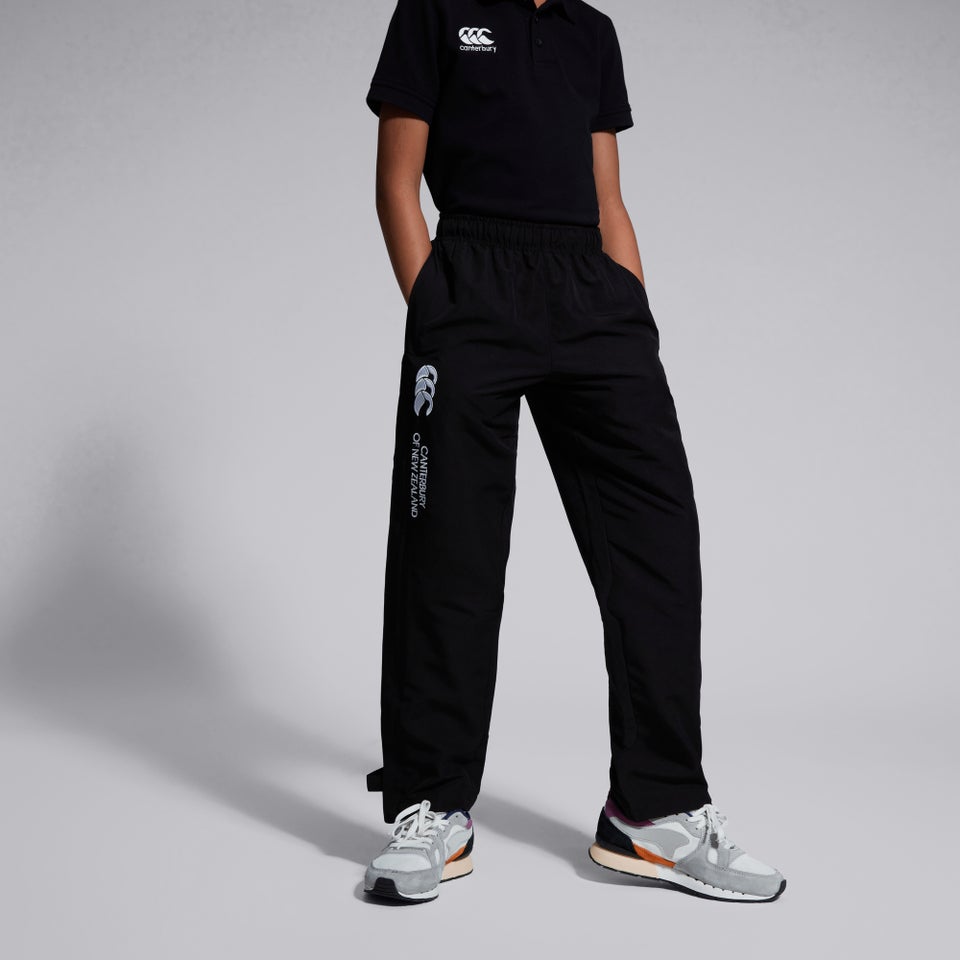 KIDS OPEN HEM STADIUM PANT BLACK