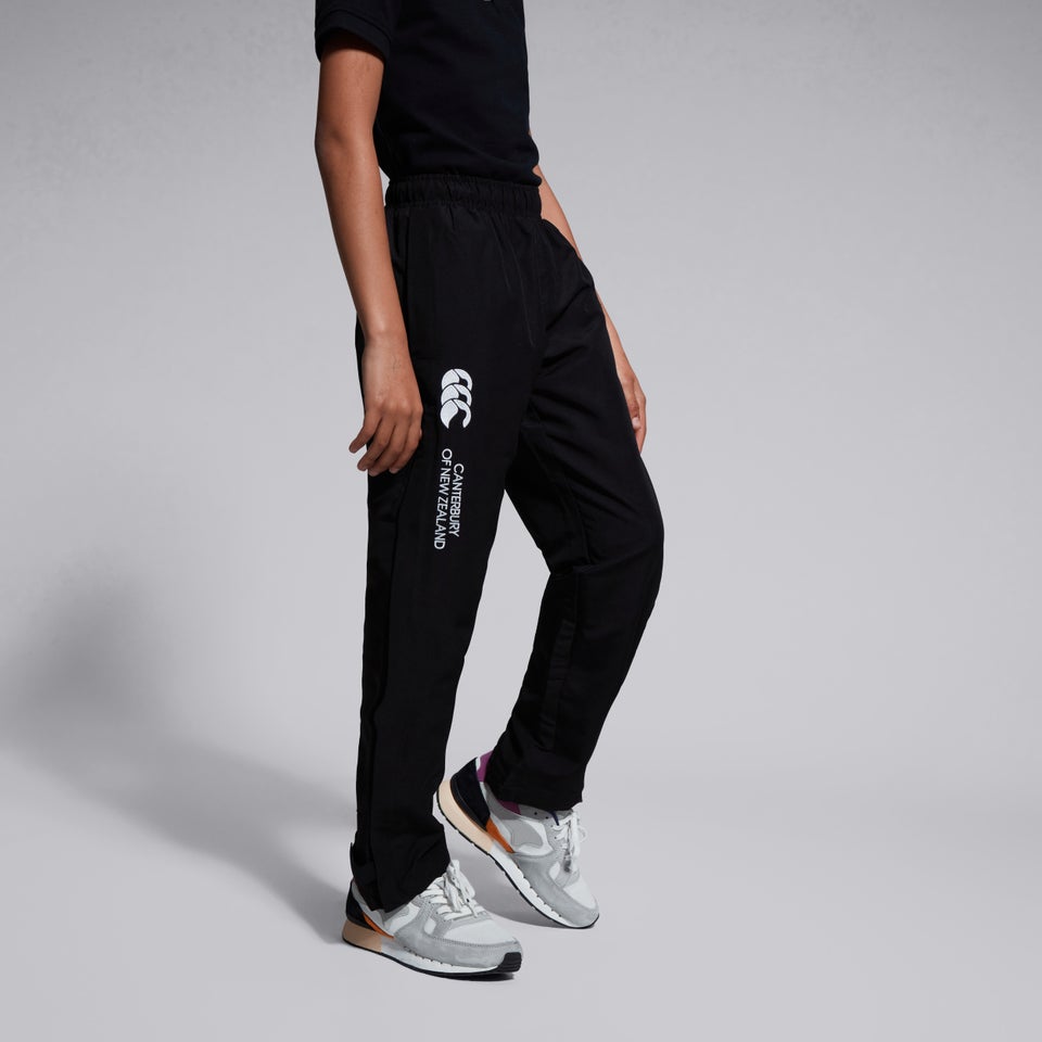 Junior Unisex Open Hem Stadium Pant Black
