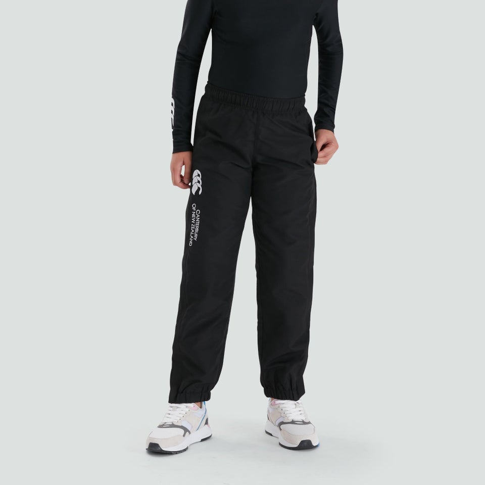 KIDS CUFFED HEM STADIUM PANT BLACK