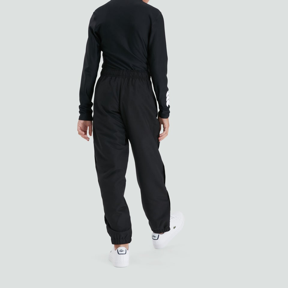 Junior Unisex Cuffed Hem Stadium Pant Black