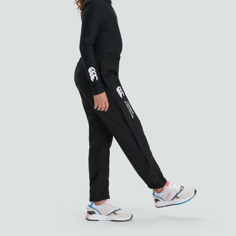 KIDS CUFFED HEM STADIUM PANT BLACK