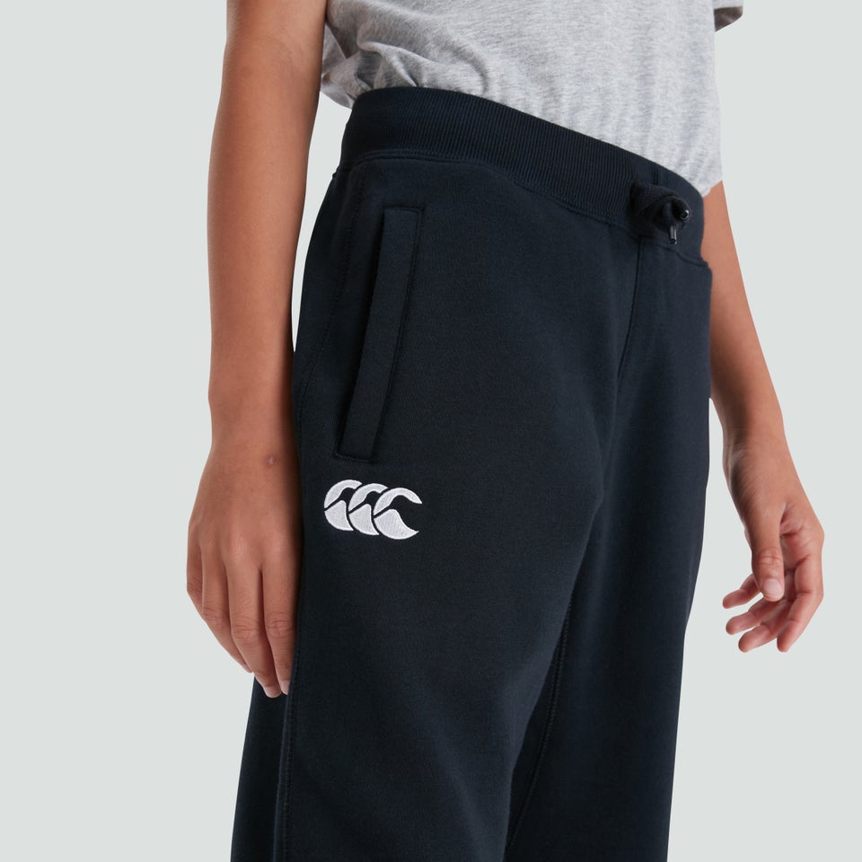 Junior Unisex Combination Sweat Pant Black