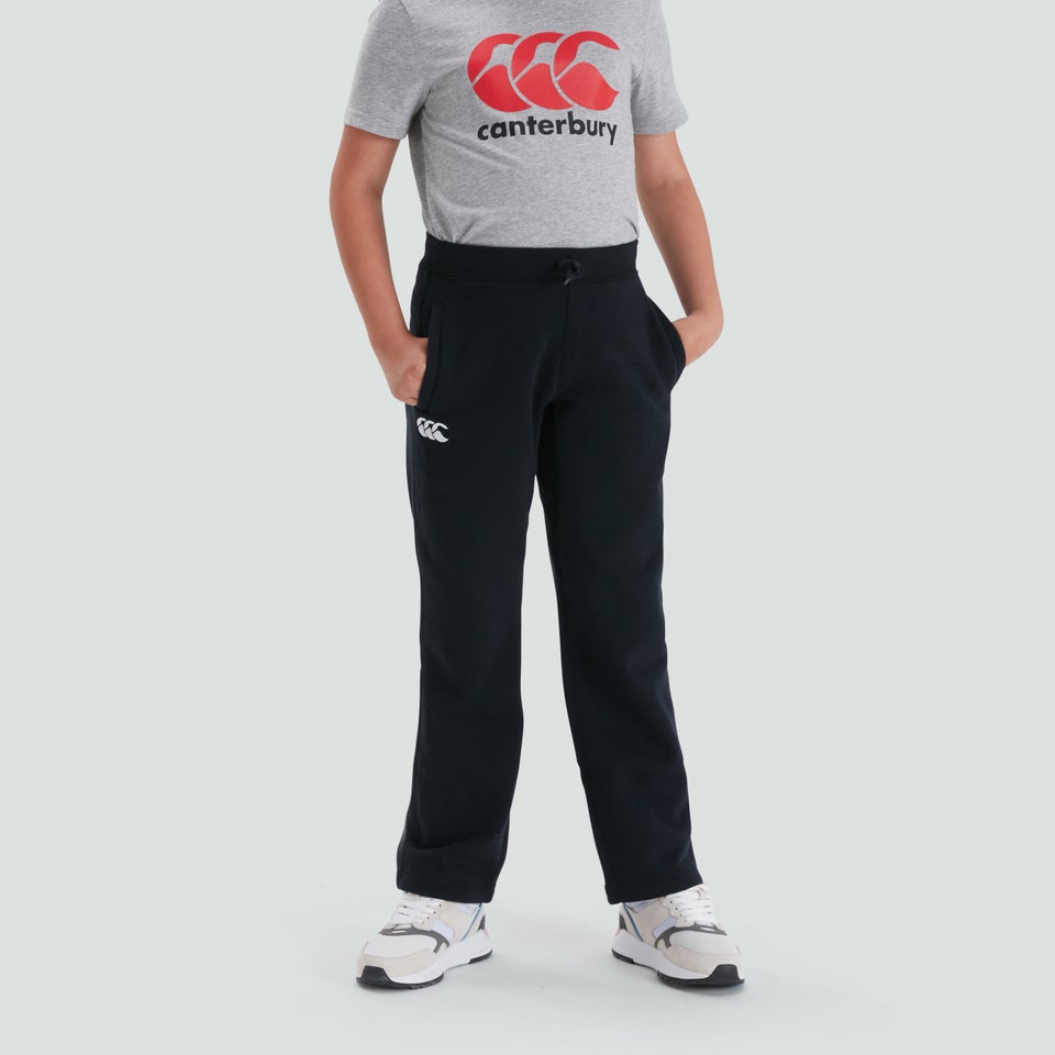 Junior Unisex Combination Sweat Pant Black