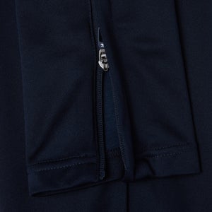 Junior Unisex Stretch Tapered Poly Knit Pants Navy