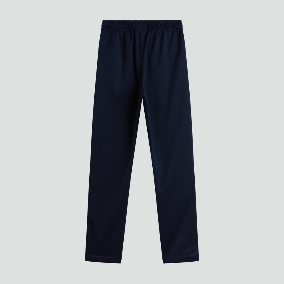 Junior Unisex Stretch Tapered Poly Knit Pants Navy