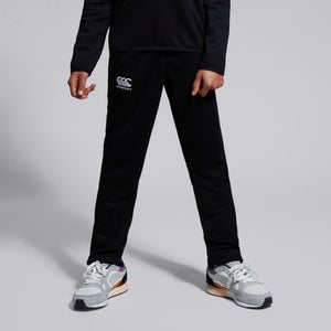 Junior Unisex Stretch Tapered Polyknit Pants Black