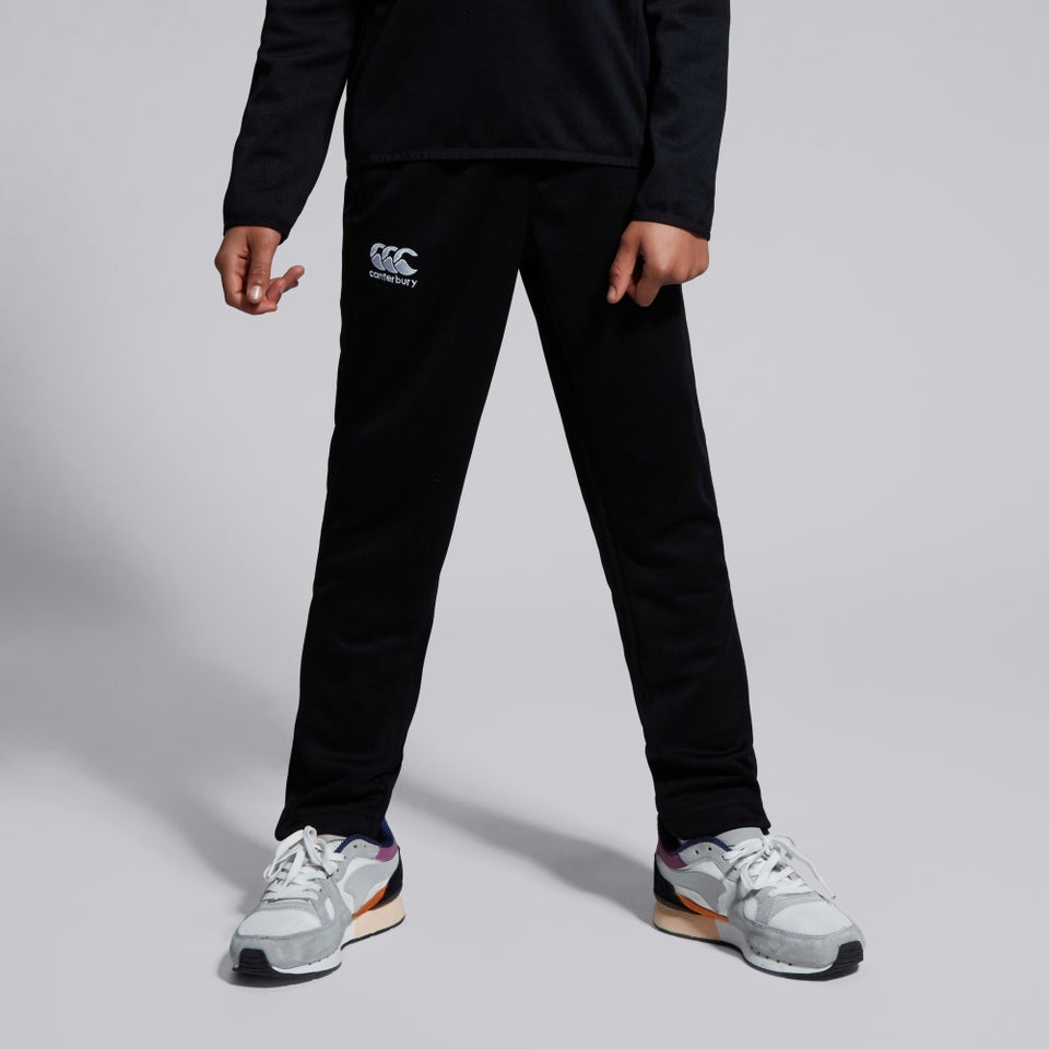 CANTERBURY STRETCH TAPERED POLYKNIT BLACK