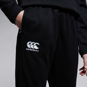 CANTERBURY STRETCH TAPERED POLYKNIT BLACK