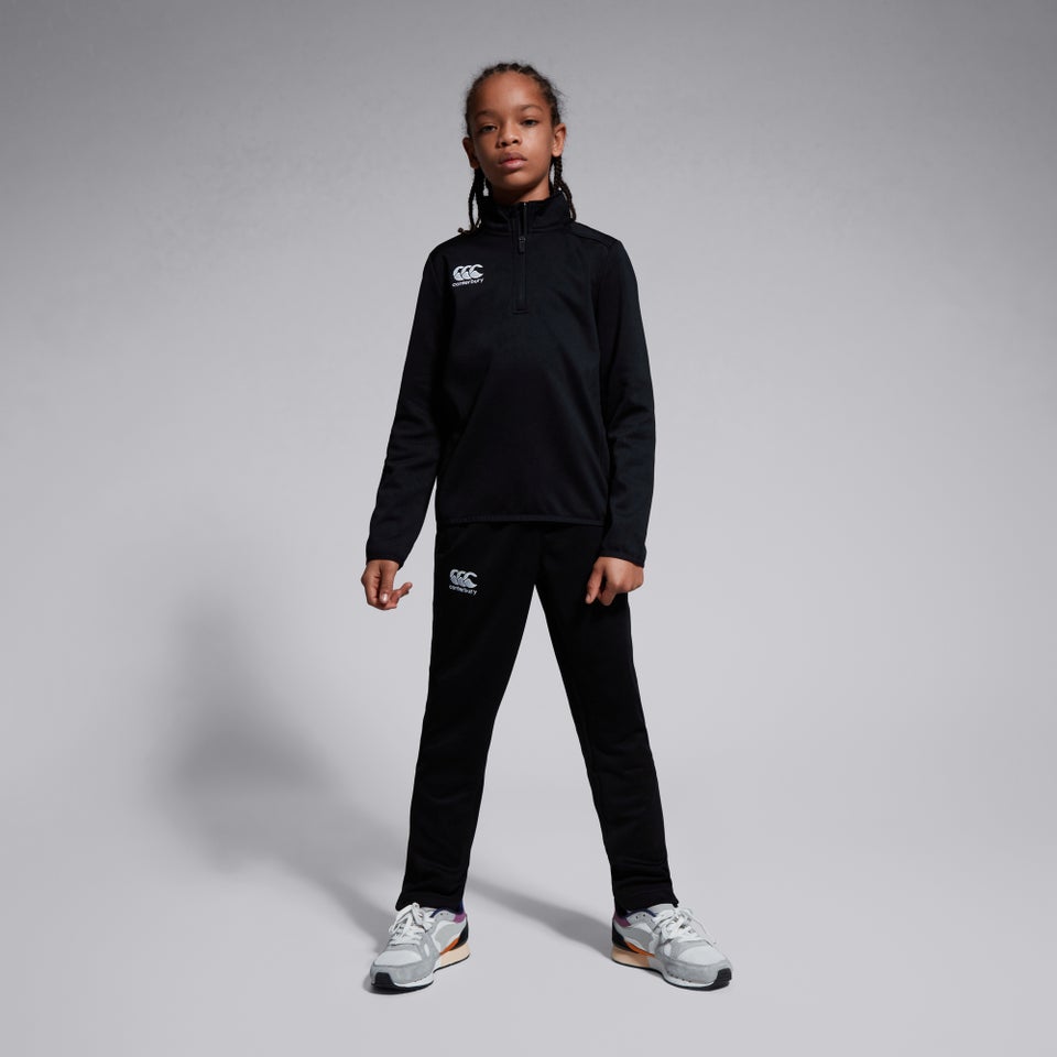 CANTERBURY STRETCH TAPERED POLYKNIT BLACK