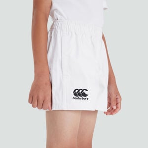 Junior Unisex Professional Cotton Short White