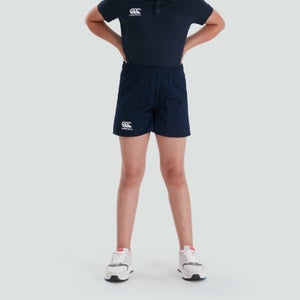 JUNIOR UNISEX PROFESSIONAL COTTON SHORT NAVY - AGE 6