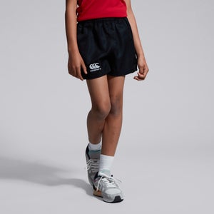 Junior Unisex Professional Cotton Short Black