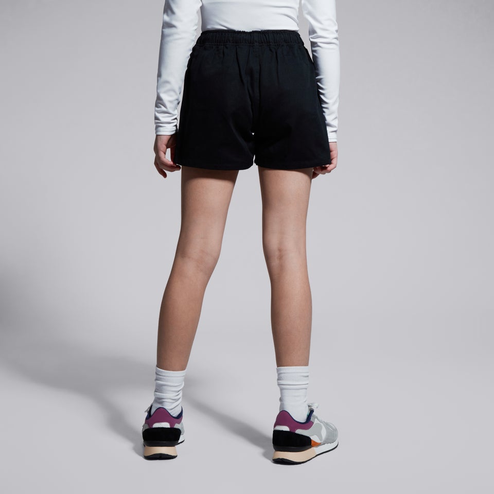 Junior Unisex Professional Cotton Short Black