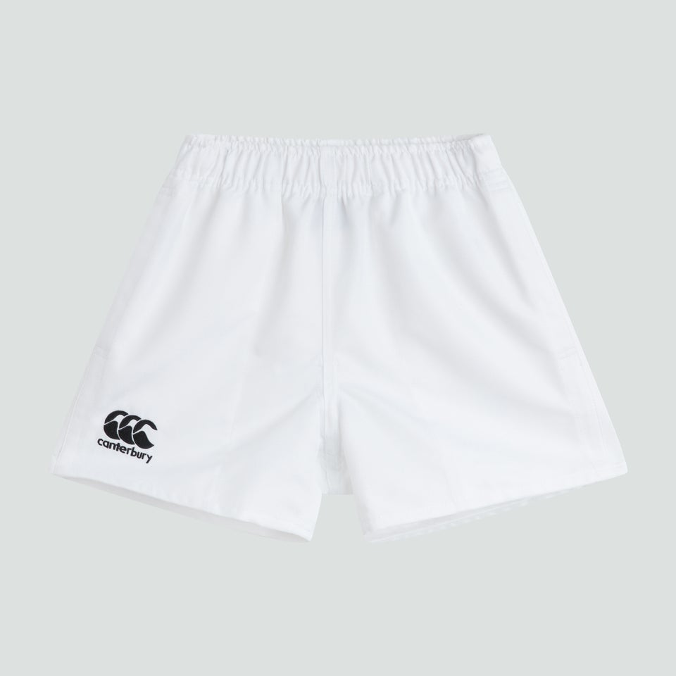 Junior Unisex Professional Polyester Short White