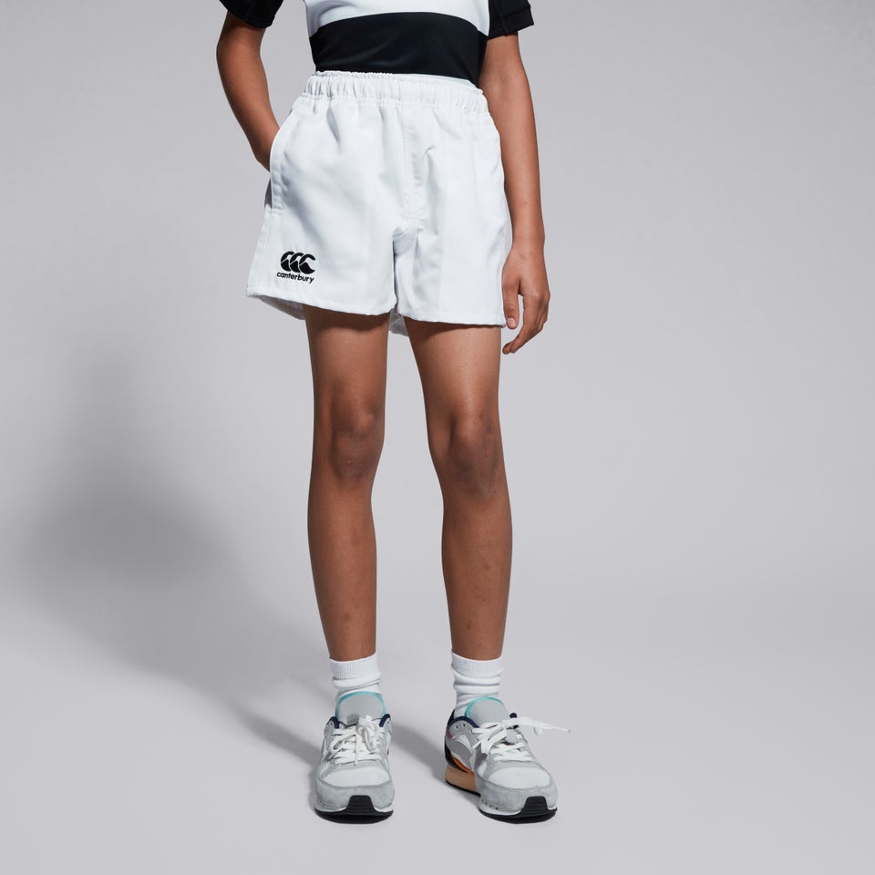 Junior Unisex Professional Polyester Short White