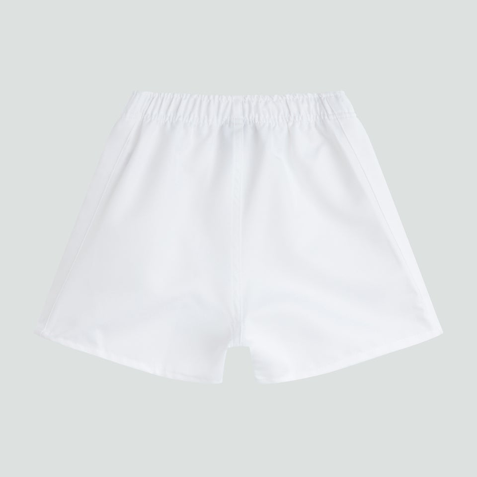 Junior Unisex Professional Polyester Short White